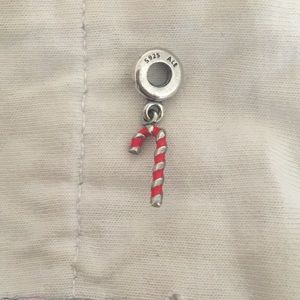 Candy cane pandora charm